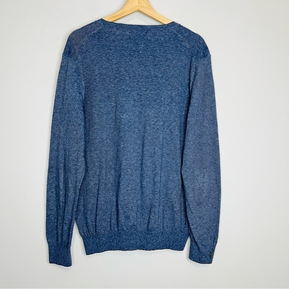 Bonobos “Midnight Blue” Striped Cotton Slim Crew Neck M - Picture 6 of 7